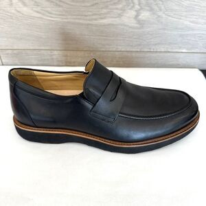 Samuel Hubbard Ivy Legend Black Leather Penny Loafer Men 11.5 W  Vibram M2180